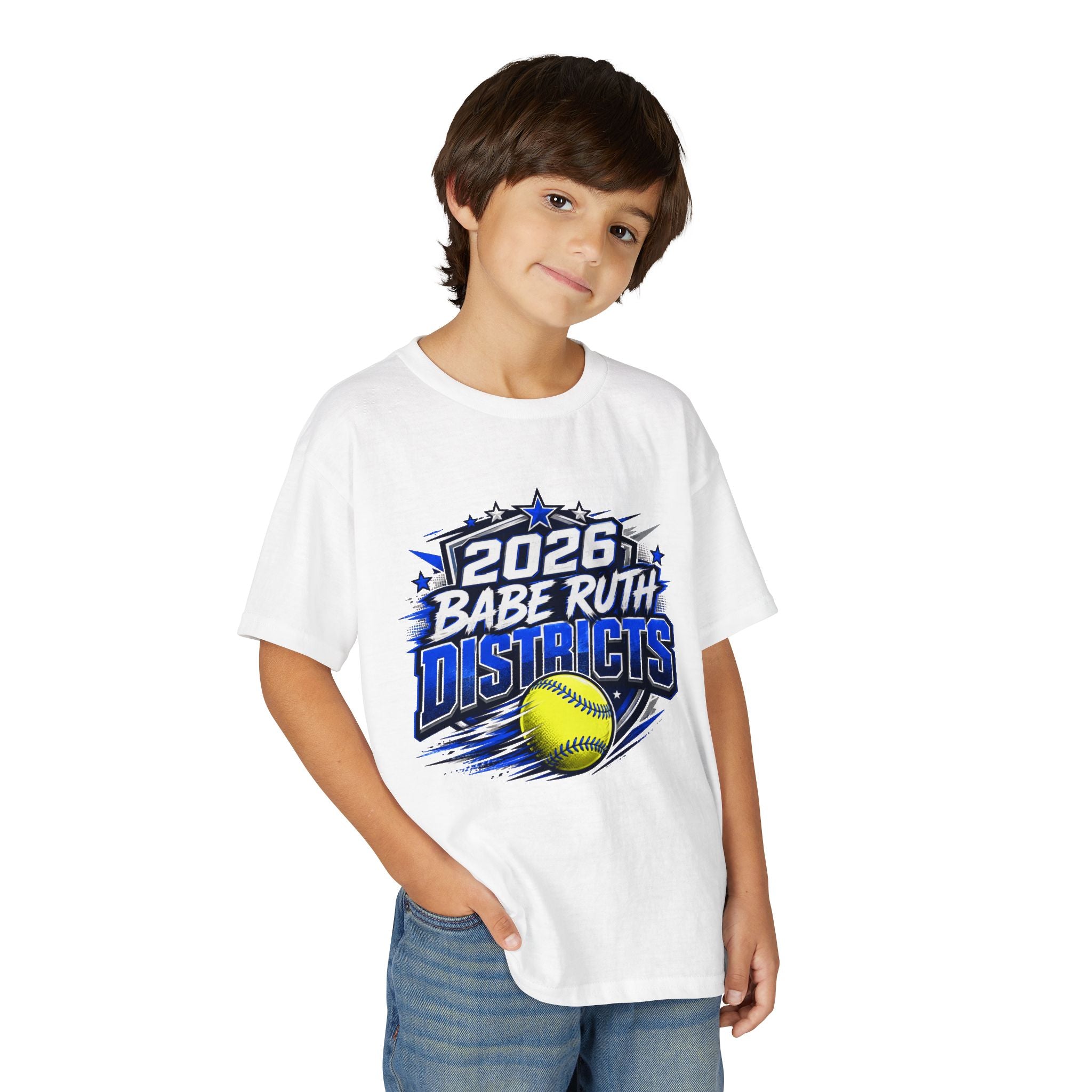Youth T-Shirt — 2026 Babe Ruth Districts Softball Team Tee